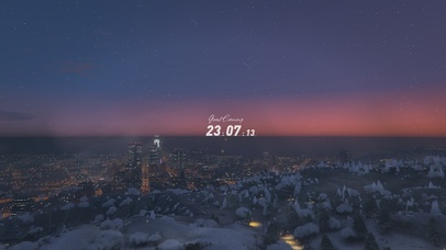 唯美夜晚星空一线