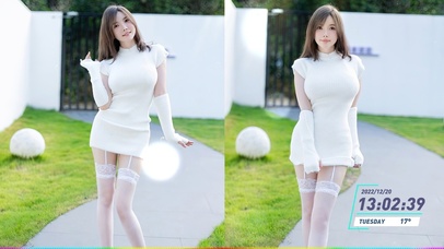 4K清纯性感长腿美女