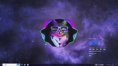 星空猫—【主题桌面】