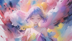 炫彩少女