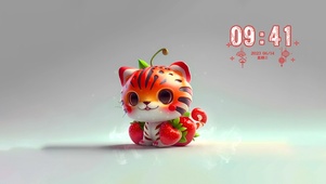 4K  草莓虎