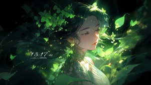 复古文艺少女