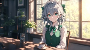 唯美咖啡女孩