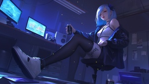 她像初霁时的一朵云