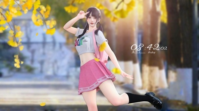 JK双马尾清纯少女