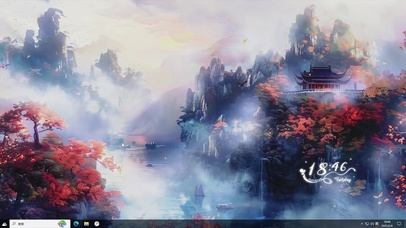 古风风景AI治愈壁纸-桌面主题