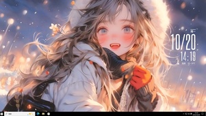 雪地少女