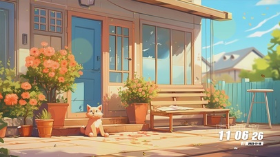 护眼房屋阳光景色