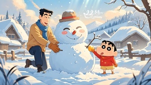 小新堆雪人