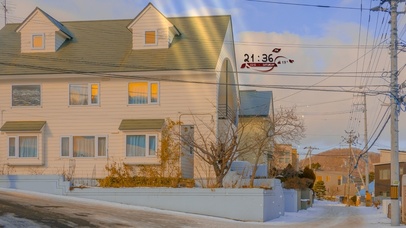 唯美日系城市街道