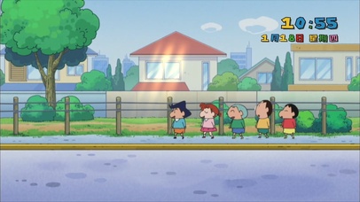 蜡笔小新集体散步