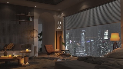 雨天简约舒适卧室