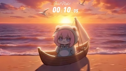 doro青蛙套装坐船插兜望海边