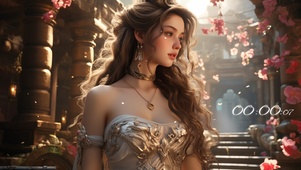 4K怦然心动樱花美少女