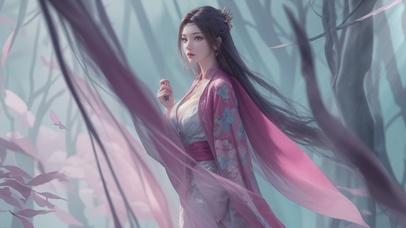 清秀古典汉服国风美女