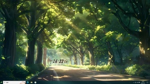 绿树成荫小道