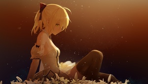 秋天的小女孩