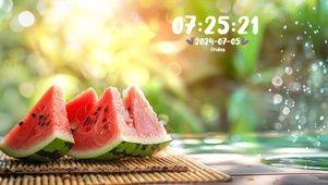 夏日一丝清甜
