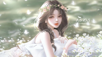 治愈小清新可爱女孩