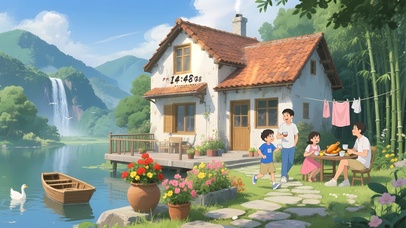 夏日乡村小屋