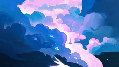 你从云中来-蓝紫梦幻版