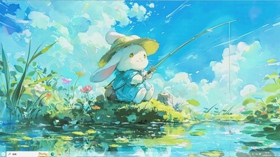 可爱小兔-桌面主题