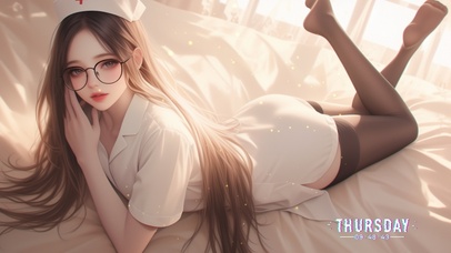 她的气质如淡雅茶香，清新而悠长