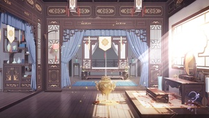 古代闺阁寝室
