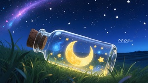 玻璃瓶里的月亮