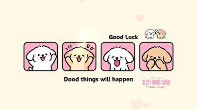 卡通治愈狗狗桌面