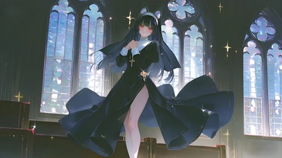 星见雅-修女制服美女