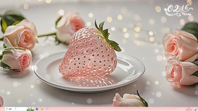 晶莹剔透的水晶莓莓