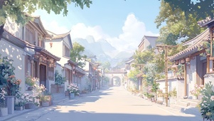 漫步清新古镇