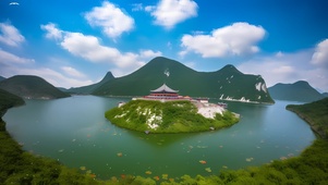 湖中岛