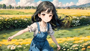 4k可爱乡村女孩
