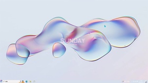 简约水滴—【主题桌面】