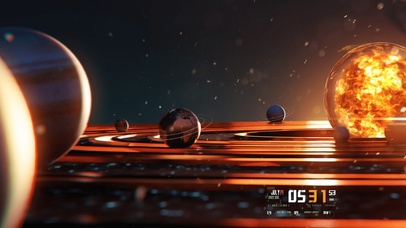 宇宙太阳系行星 科幻动态壁纸 动态壁纸下载 元气壁纸