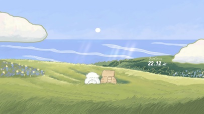 清新插画 治愈风景