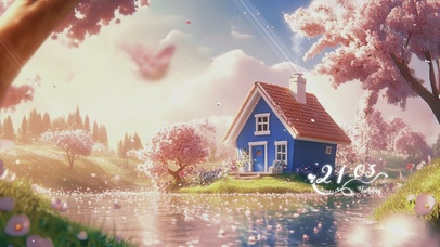 童话小屋AI壁纸