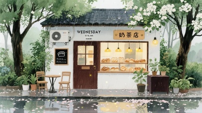 治愈奶茶店
