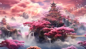 唯美桃源仙境