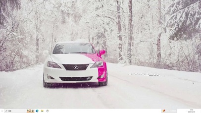 冬日雪天雷克萨斯主题