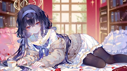 趴着的少女-古关忧