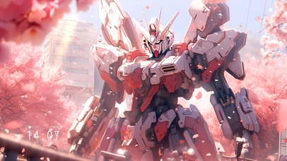 樱花 高达机甲