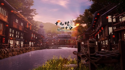 唯美古风水上阁楼