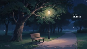 夏夜公园