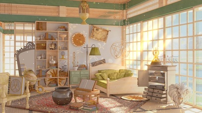 图书房间（清晨）