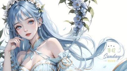 4k清冷气质少女