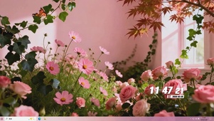 护眼花草树木蝴蝶桌面主题