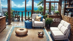 4K海边小屋
